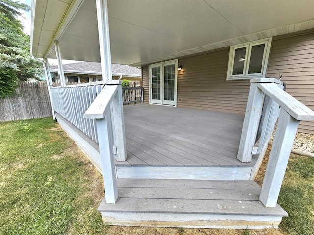 611 Kungs Way, Joliet, IL 60435 - view of wooden deck