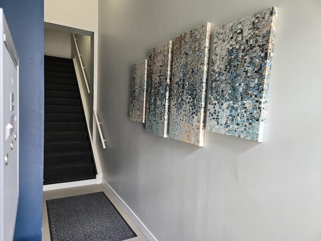 2744 N Lincoln Ave Unit 2, Chicago, IL 60614 - staircase with baseboards