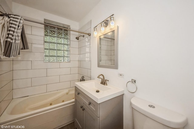 3252 S Prairie Ave Unit 2S, Chicago, IL 60616 - bathroom with vanity and a combined bath / shower with jetted tub