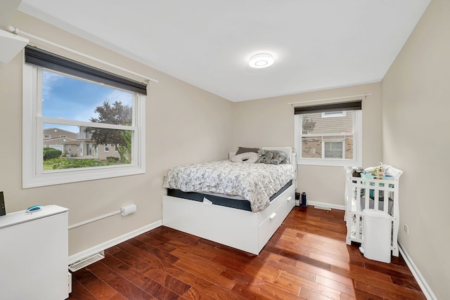 7926 164th Pl Unit 7926, Tinley Park, IL 60477 - bedroom with dark wood-style floors