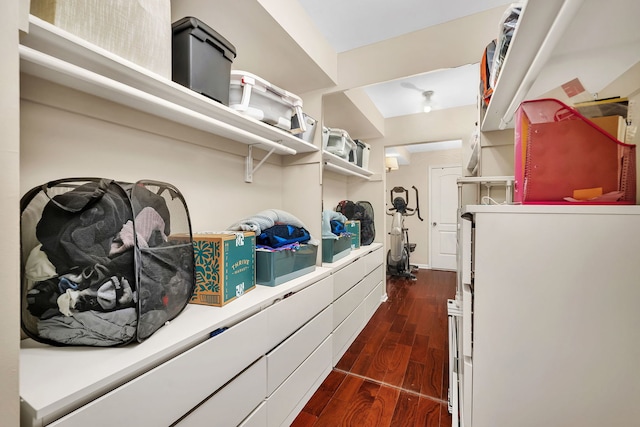 7926 164th Pl Unit 7926, Tinley Park, IL 60477 - spacious closet featuring dark wood-style floors