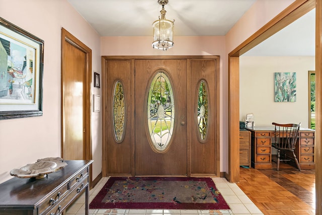306 Wing Park Blvd, Elgin, IL 60123 - entrance foyer with a chandelier