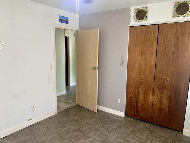 3122 Arlington Dr, Princeton, IL 61356 - unfurnished bedroom with baseboards and a closet