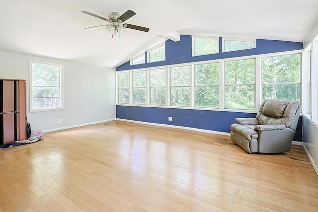 108 Poplar St, Mchenry, IL 60051 - unfurnished room with healthy amount of natural light, ceiling fan, and light wood-style floors