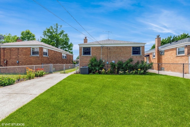 13247 S S Ave M, Chicago, IL 60633 - back of house with a chimney and brick siding