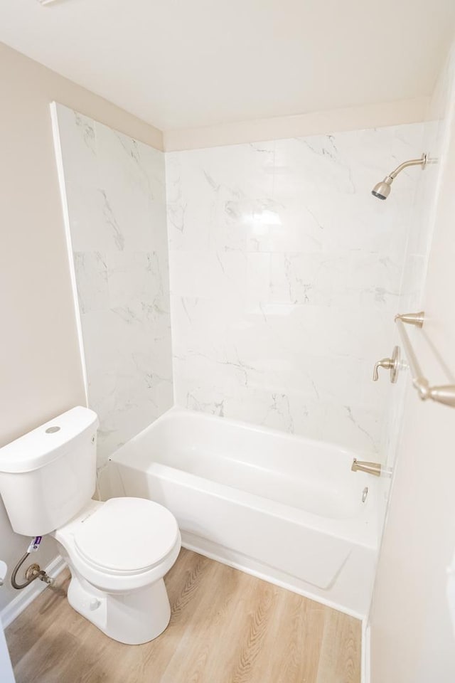 447 Yorkshire Sq, Bolingbrook, IL 60440 - bathroom featuring wood finished floors and bathing tub / shower combination