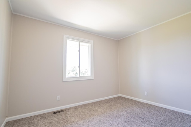 447 Yorkshire Sq, Bolingbrook, IL 60440 - carpeted empty room featuring baseboards and crown molding