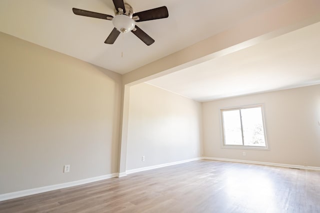 447 Yorkshire Sq, Bolingbrook, IL 60440 - unfurnished room with wood finished floors and ceiling fan