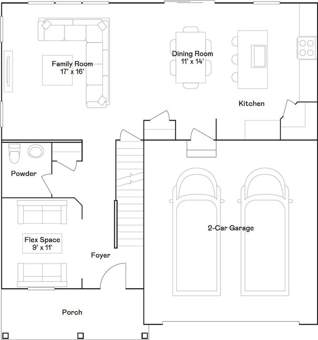 613 Lismore Cir, Elgin, IL 60124 - view of floor plan / room layout