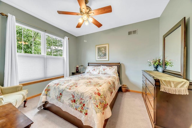 20015 Founders Way, Olympia Fields, IL 60461 - bedroom featuring light carpet and a ceiling fan