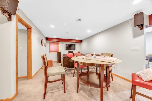 20015 Founders Way, Olympia Fields, IL 60461 - dining area featuring light colored carpet and recessed lighting