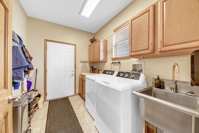 20015 Founders Way, Olympia Fields, IL 60461 - washroom featuring cabinet space, washing machine and clothes dryer, and light floors