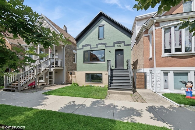 3632 S Winchester Ave, Chicago, IL 60609 - view of front of property featuring stairs and brick siding
