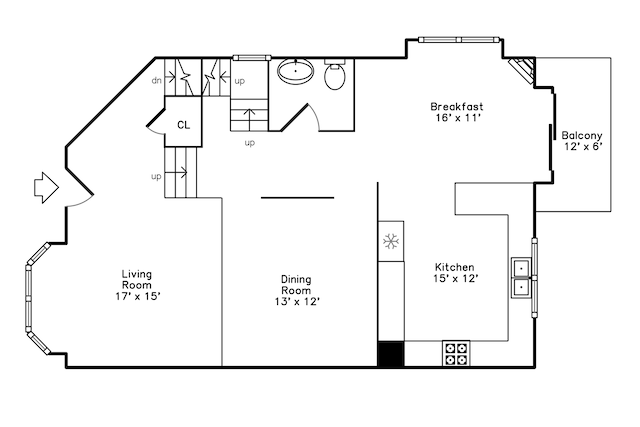 10 Park Ave, River Forest, IL 60305 - view of room layout