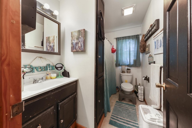 162 Grant St, Seneca, IL 61360 - bathroom with vanity and a shower with shower curtain