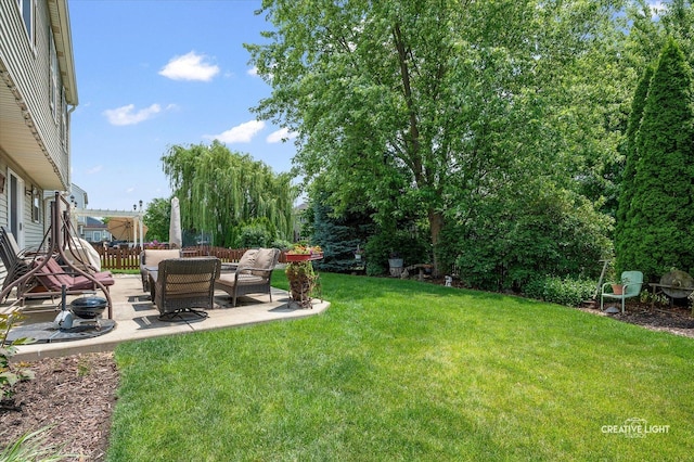 7512 Prairieside Dr, Plainfield, IL 60586 - view of yard featuring a patio area