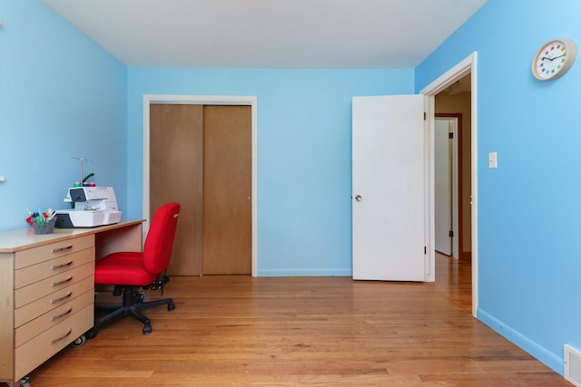 1001 Sheridan Rd, Normal, IL 61761 - home office with wood finished floors