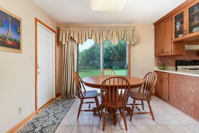 1001 Sheridan Rd, Normal, IL 61761 - dining area with light tile patterned floors