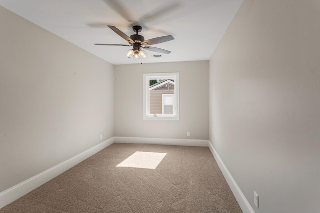 1205 Broadmoor Dr, Champaign, IL 61821 - empty room with light carpet and ceiling fan