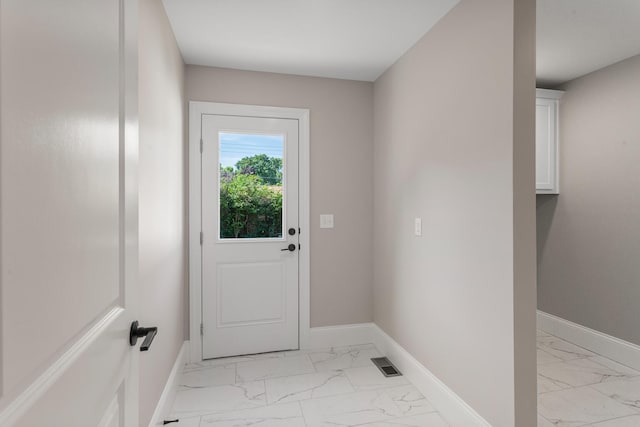 1205 Broadmoor Dr, Champaign, IL 61821 - doorway featuring light marble finish floors