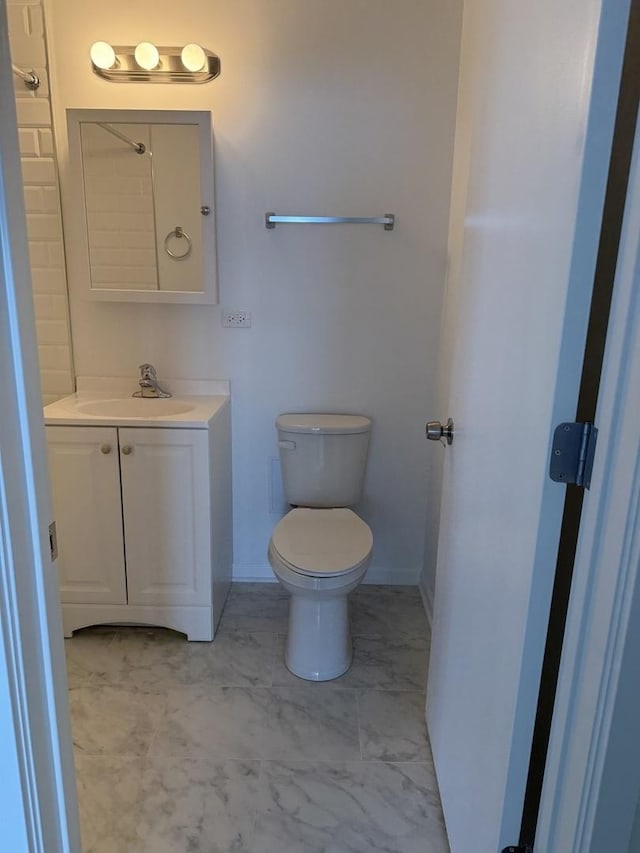 4850 S Lake Park Ave Unit 1508, Chicago, IL 60615 - bathroom with vanity and marble finish flooring