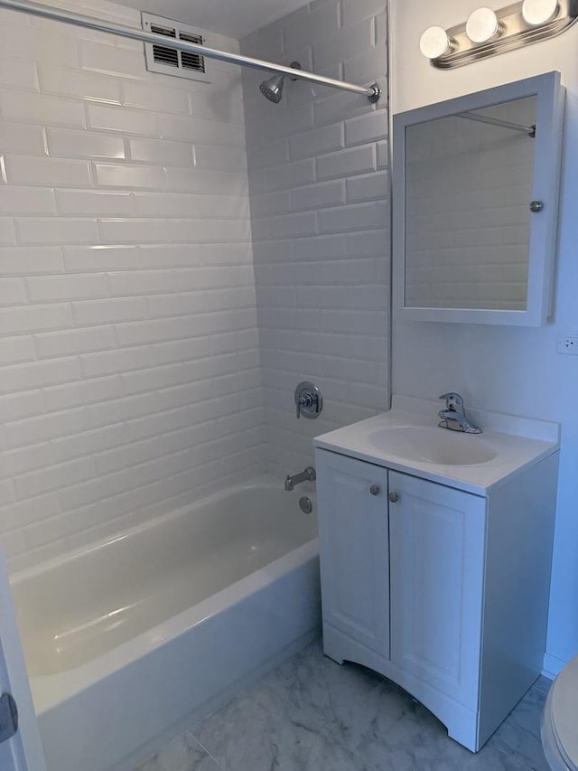 4850 S Lake Park Ave Unit 1508, Chicago, IL 60615 - full bathroom with washtub / shower combination and vanity