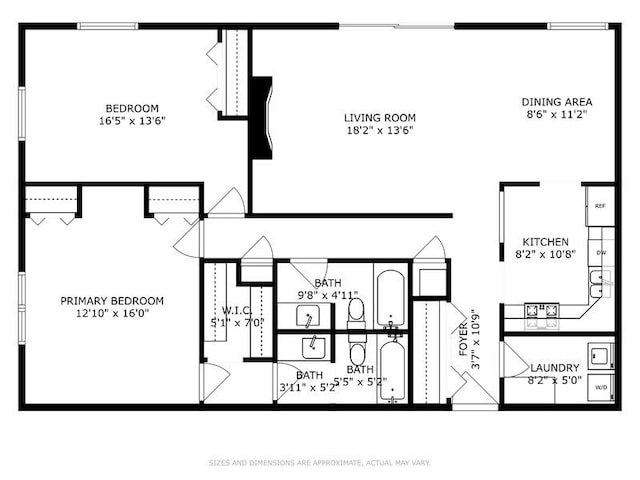 1220 Park Ave W Unit 110, Highland Park, IL 60035 - view of home floor plan