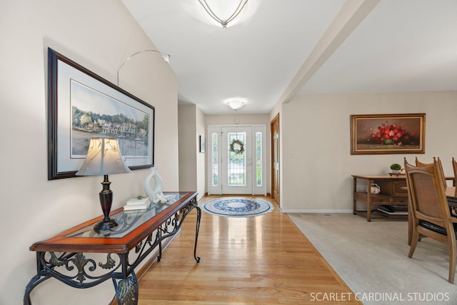 2436 Haider Ave, Naperville, IL 60564 - entrance foyer featuring light wood finished floors and baseboards