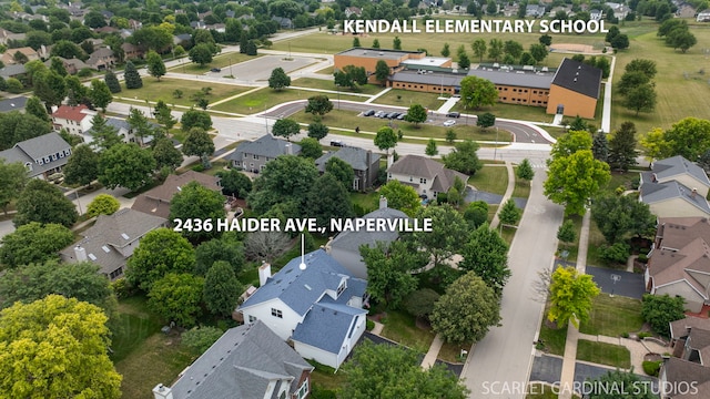 2436 Haider Ave, Naperville, IL 60564 - aerial perspective of suburban area