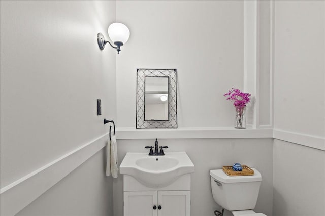 1109 N Dunton Ave, Arlington Heights, IL 60004 - half bath featuring vanity and toilet