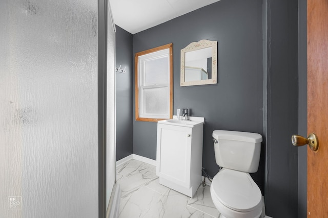 834 Spruce St, Aurora, IL 60506 - bathroom with marble finish flooring and vanity
