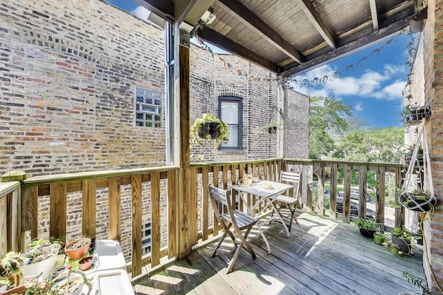 3253 W Palmer St Unit 301, Chicago, IL 60647 - view of wooden deck