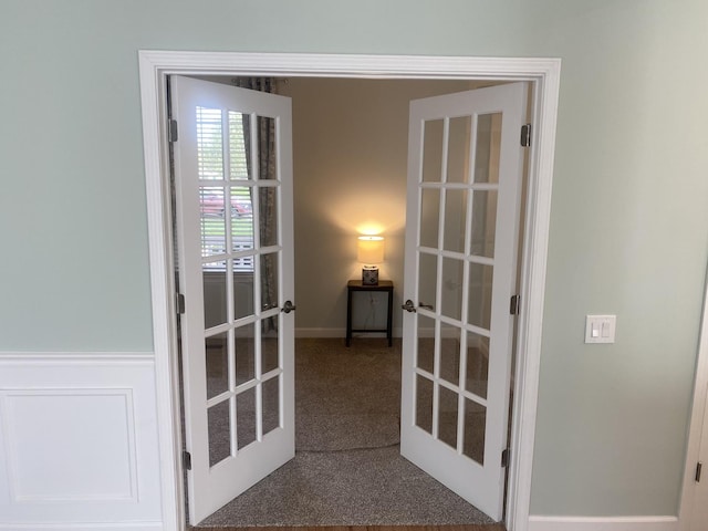 13065 Big Horn Dr, Huntley, IL 60142 - detailed view of carpet flooring and french doors