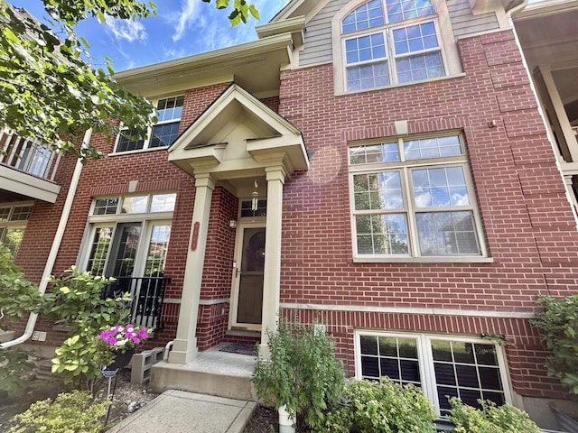 8449 Callie Ave, Morton Grove, IL 60053 - doorway to property featuring brick siding