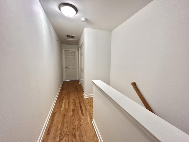 8449 Callie Ave, Morton Grove, IL 60053 - corridor with an upstairs landing and light wood-style flooring