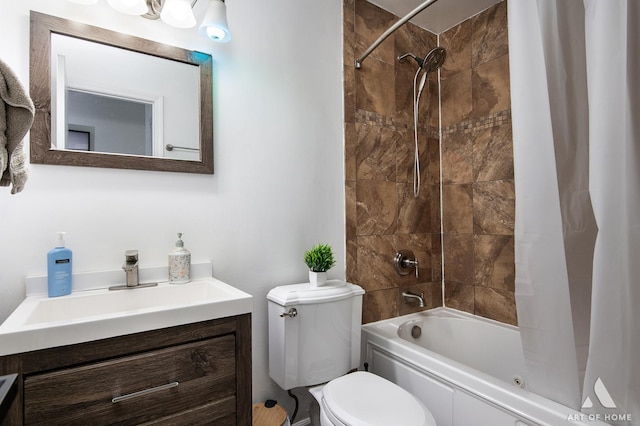40 Jackson Ln, Streamwood, IL 60107 - full bathroom with shower / tub combo with curtain and vanity