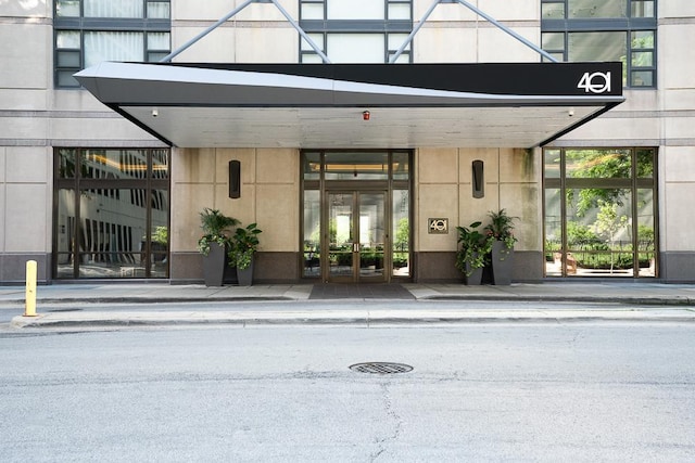 401 E Ontario St Unit 2804, Chicago, IL 60611 - property entrance with french doors
