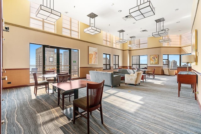 401 E Ontario St Unit 2804, Chicago, IL 60611 - common area with a high ceiling