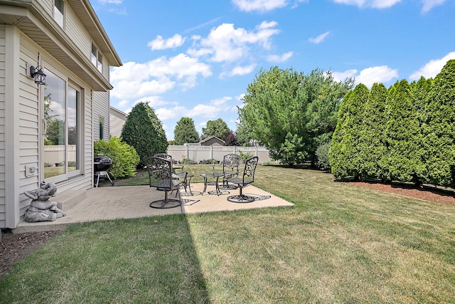1920 Summerfield Ln, Bourbonnais, IL 60914 - view of yard with a patio