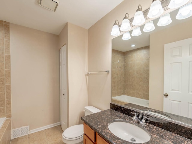 525 W Washington Ave Unit 9, Lake Bluff, IL 60044 - full bath featuring vanity and tile patterned flooring