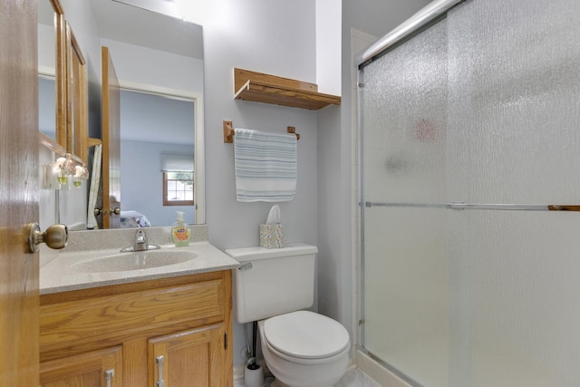 202 Dublin Ln Unit V-1, Schaumburg, IL 60194 - ensuite bathroom with vanity and a shower stall