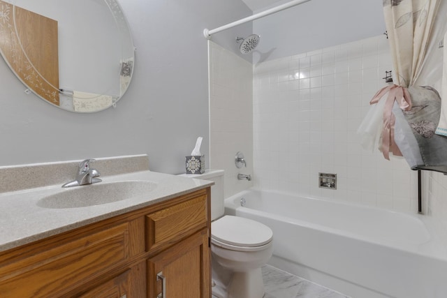 202 Dublin Ln Unit V-1, Schaumburg, IL 60194 - bathroom featuring  shower combination, vanity, and marble look tiles