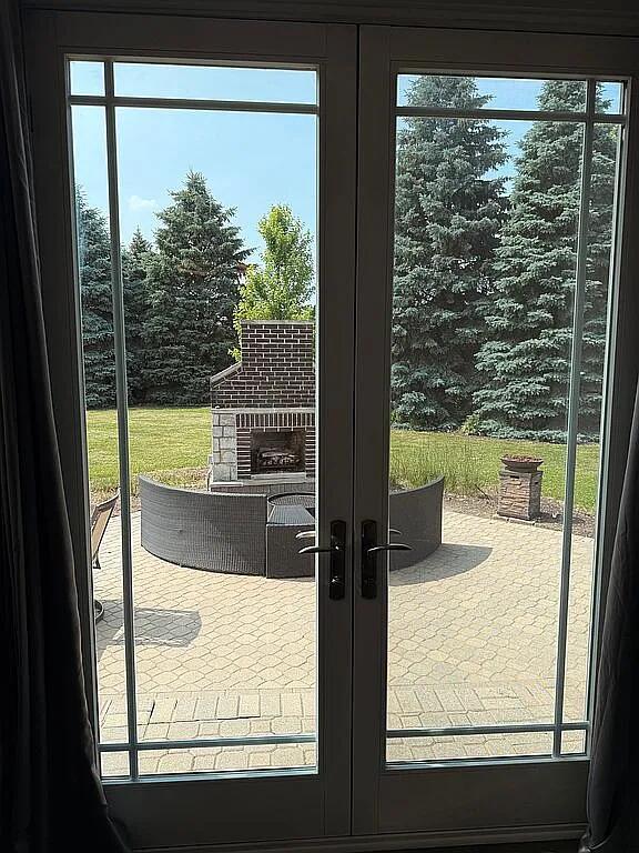 06N274 W Ridgewood Ln, Saint Charles, IL 60175 - doorway to outside featuring french doors