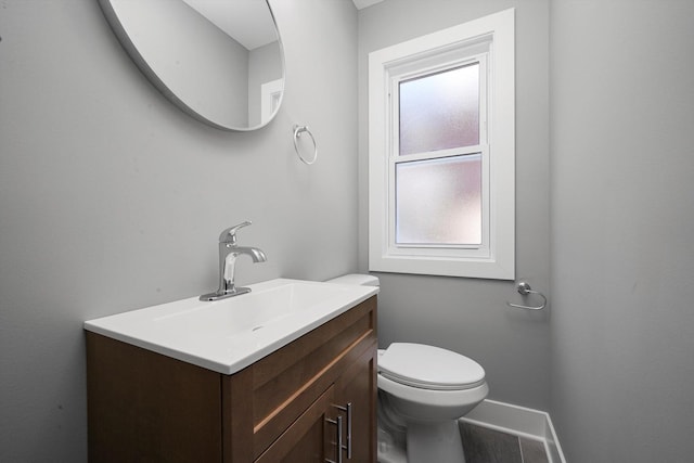 8051 S Paxton Ave, Chicago, IL 60617 - half bathroom with vanity and toilet