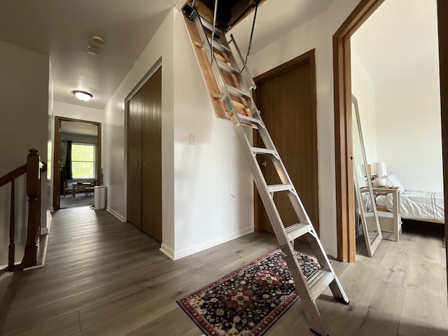 14143 S Napa Cir, Plainfield, IL 60544 - hallway with wood finished floors