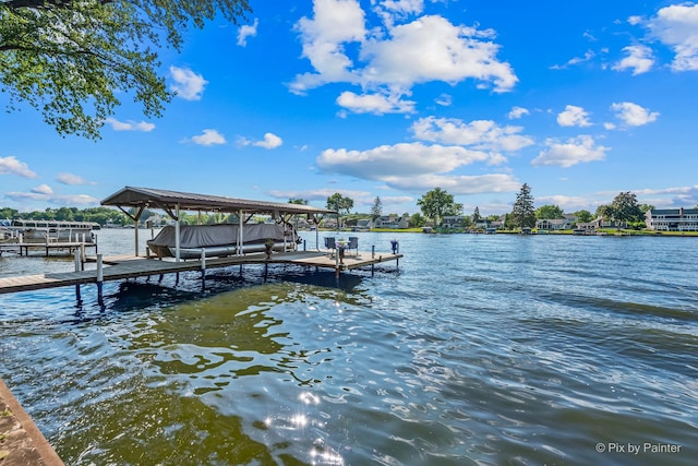 1913 N Woodlawn Park Ave, Mchenry, IL 60051 - dock with boat lift and a water view