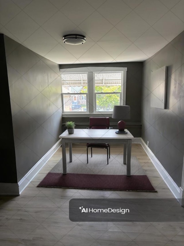 6638 S Albany Ave, Chicago, IL 60629 - office space with baseboards and tile patterned flooring