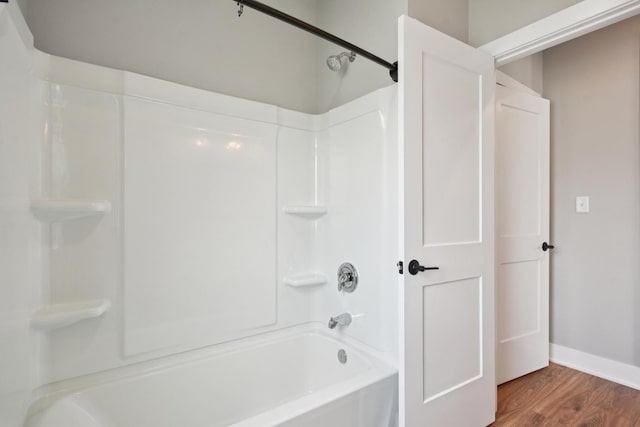 220 S Primrose Dr, Coal City, IL 60416 - full bath featuring washtub / shower combination and wood finished floors