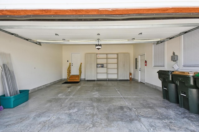 220 S Primrose Dr, Coal City, IL 60416 - garage with baseboards and electric panel