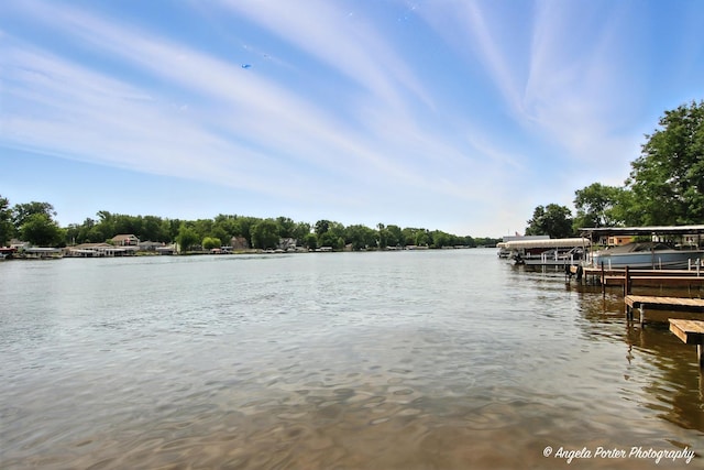 312 Country Club Dr, Mchenry, IL 60050 - water view with a boat dock
